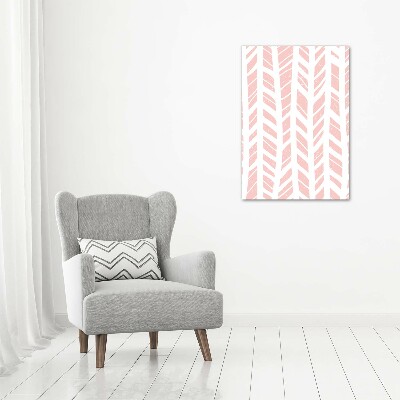 Canvas wall art Flankeet pattern