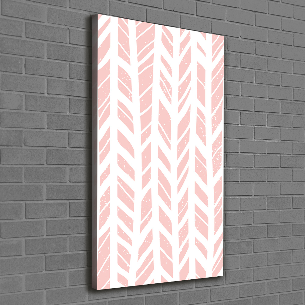 Canvas wall art Flankeet pattern