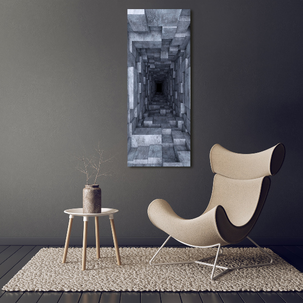 Picture canvas print Tunnel