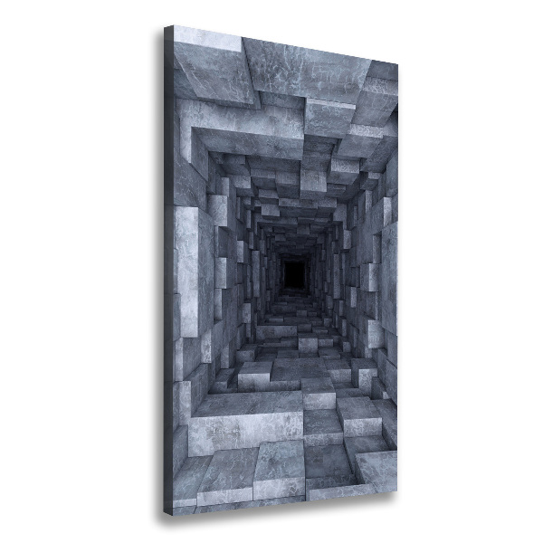 Picture canvas print Tunnel