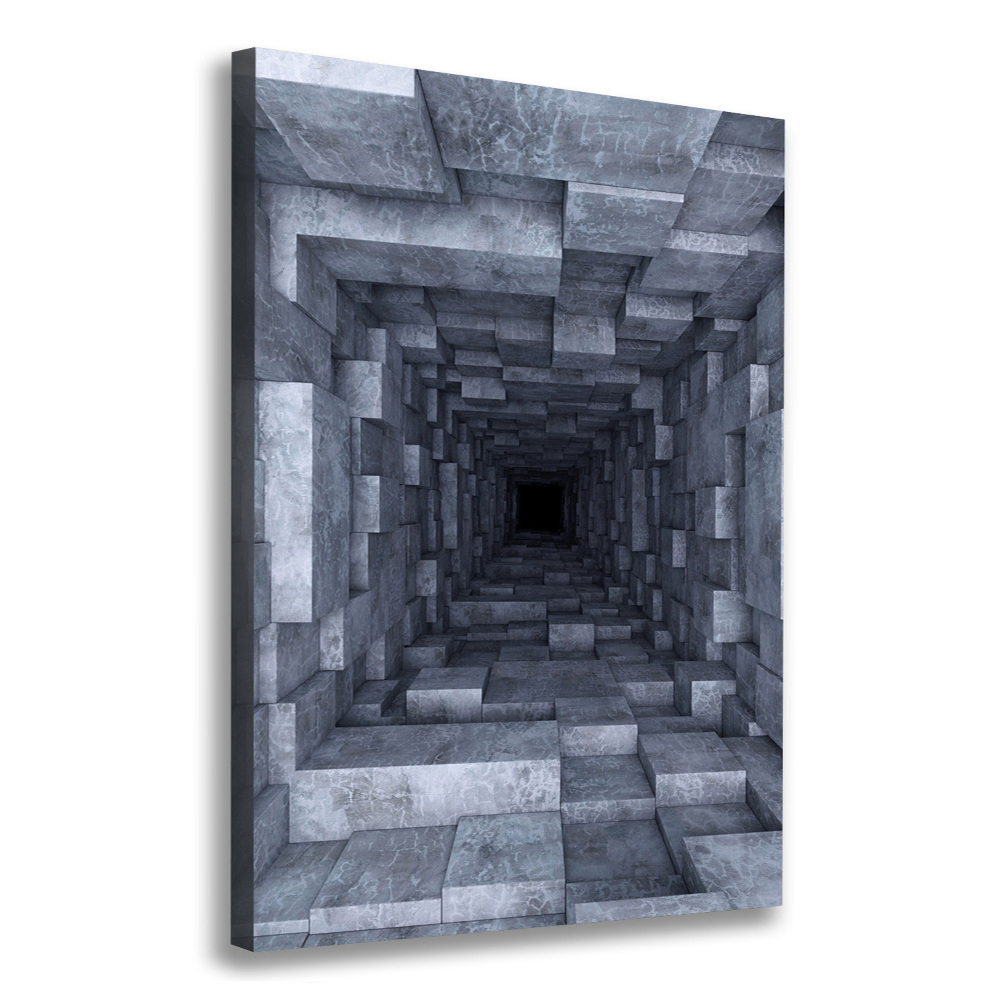 Picture canvas print Tunnel