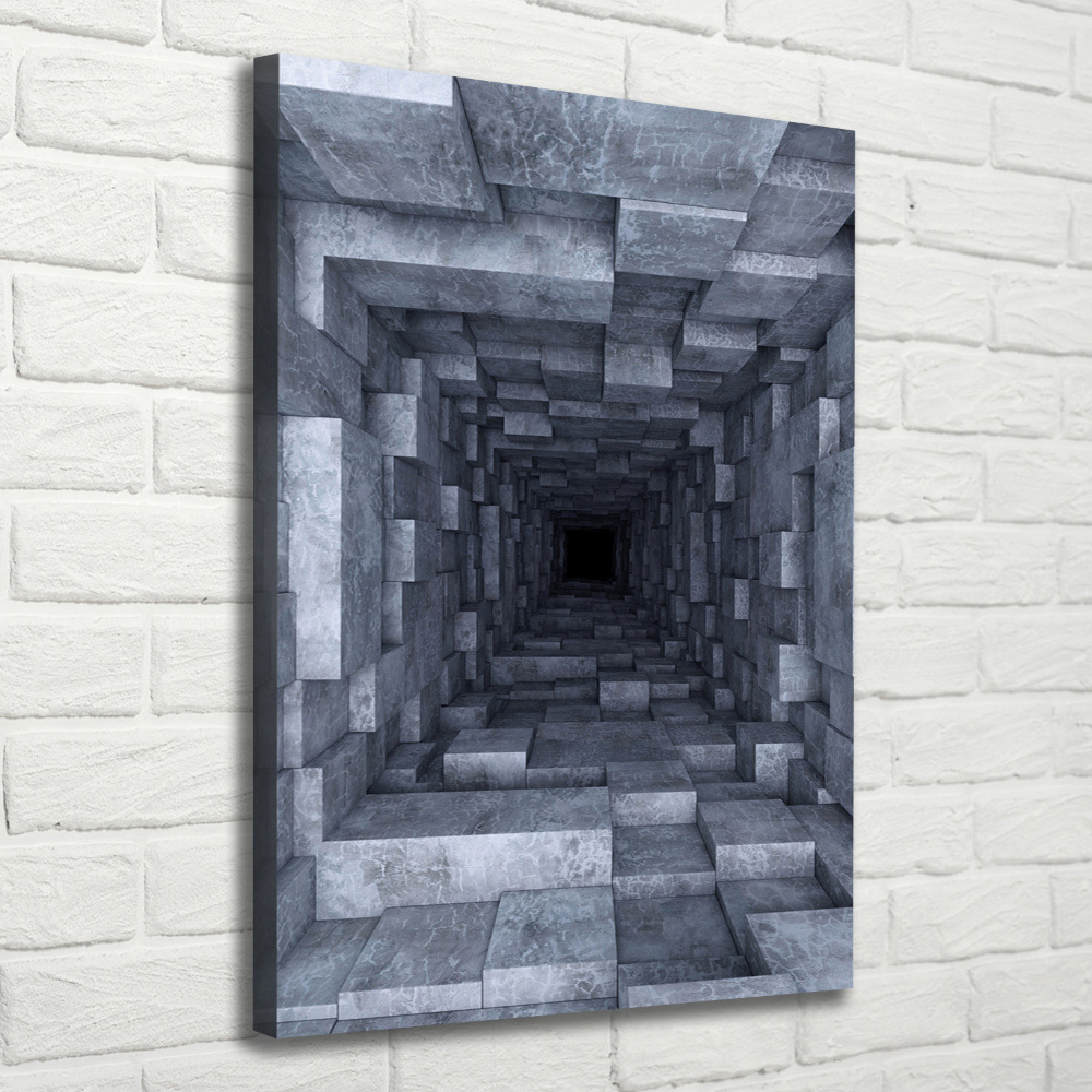 Picture canvas print Tunnel