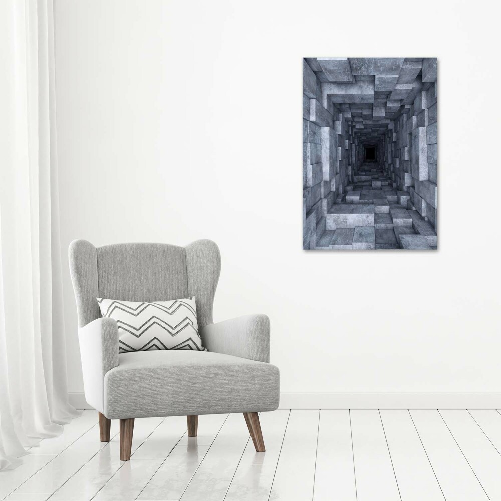 Picture canvas print Tunnel