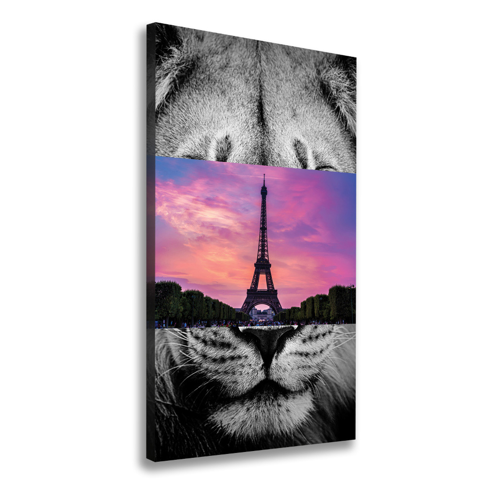 Canvas wall art Eiffel Paris tower