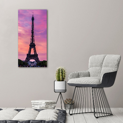 Canvas wall art Eiffel Paris tower