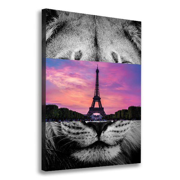 Canvas wall art Eiffel Paris tower