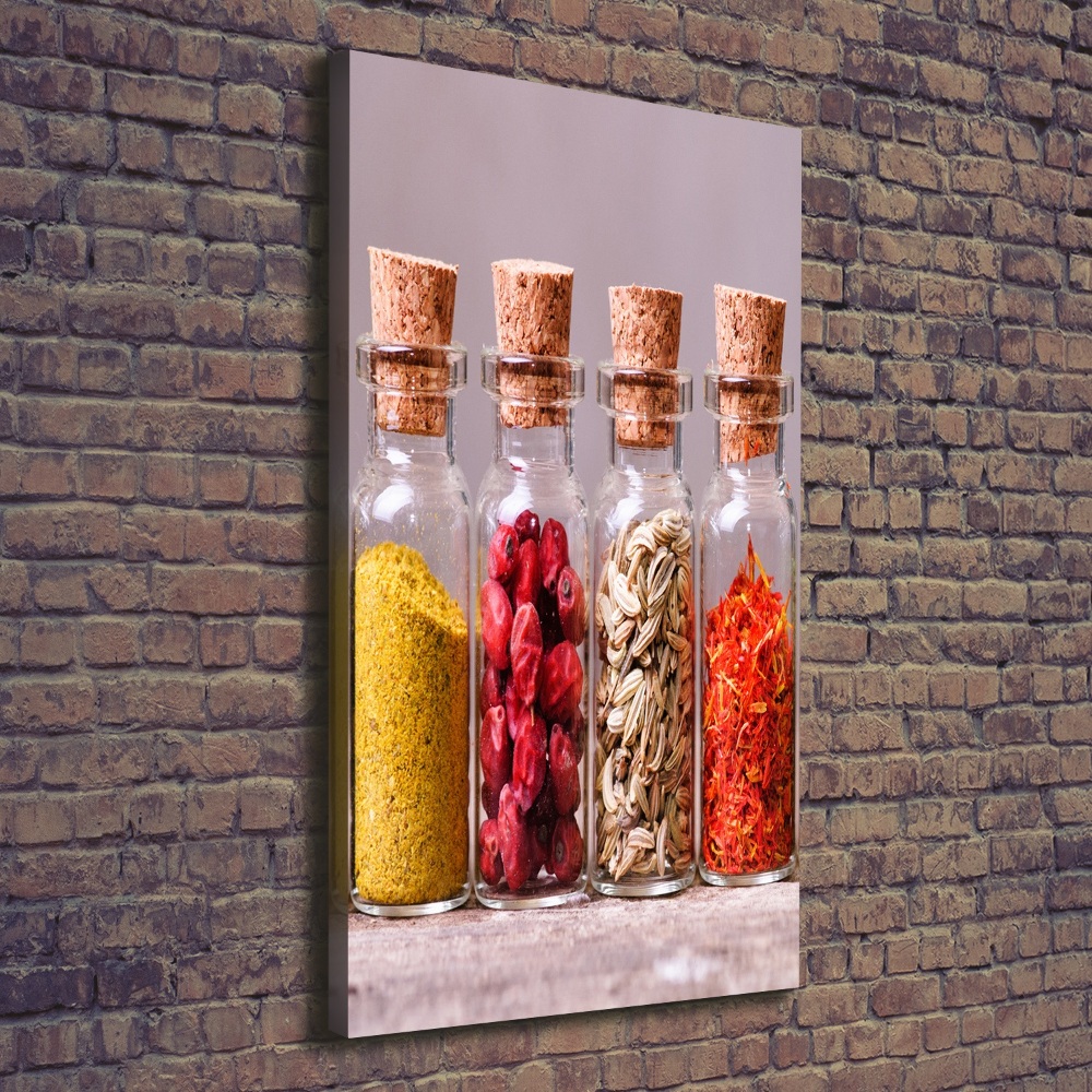 Canvas wall art Colorful spices