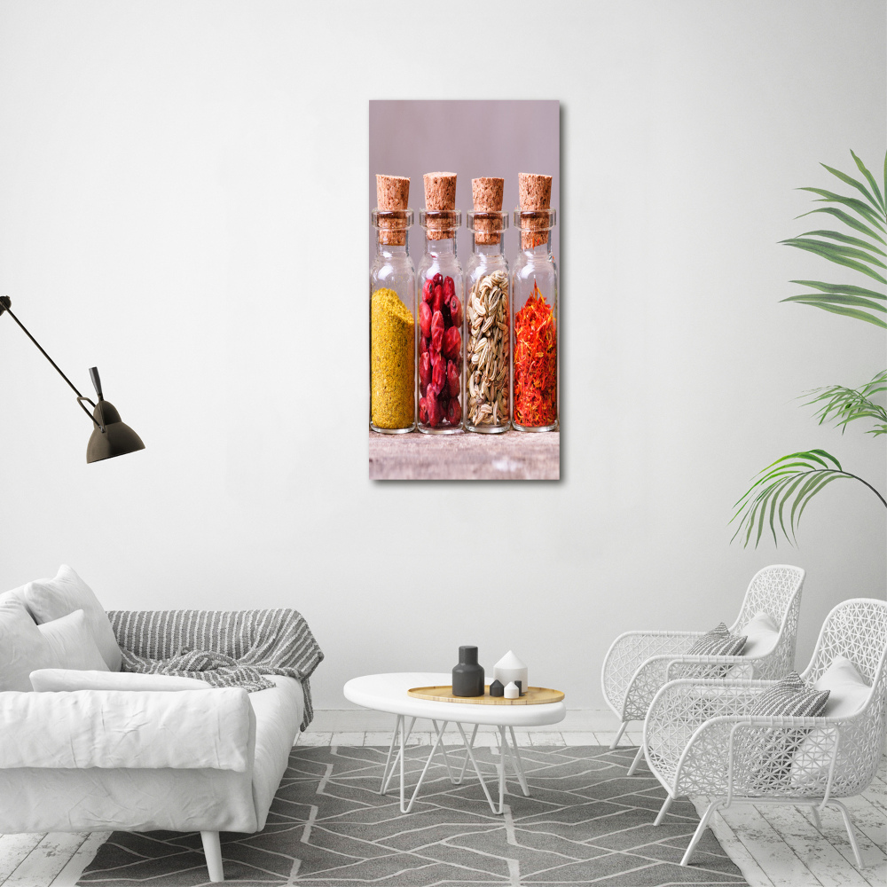 Canvas wall art Colorful spices