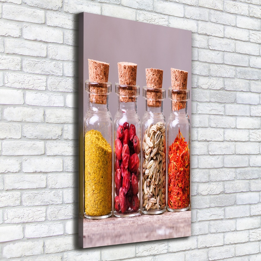 Canvas wall art Colorful spices