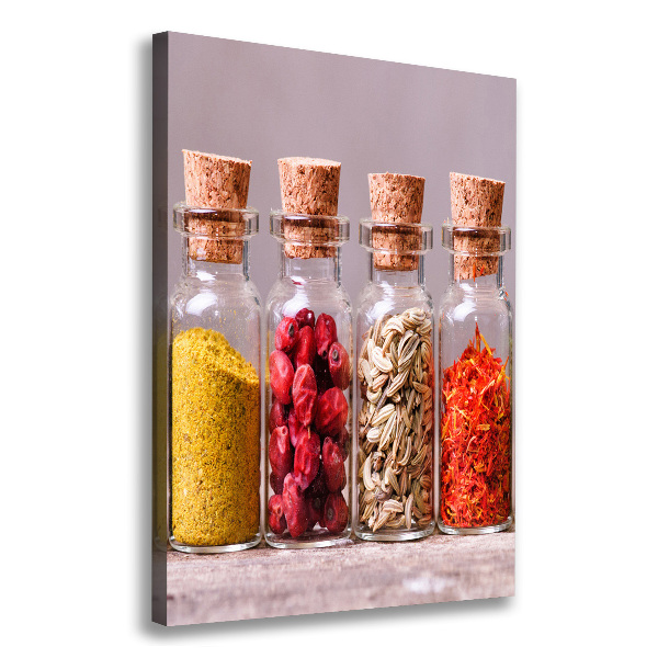 Canvas wall art Colorful spices