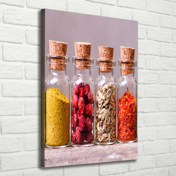 Canvas wall art Colorful spices