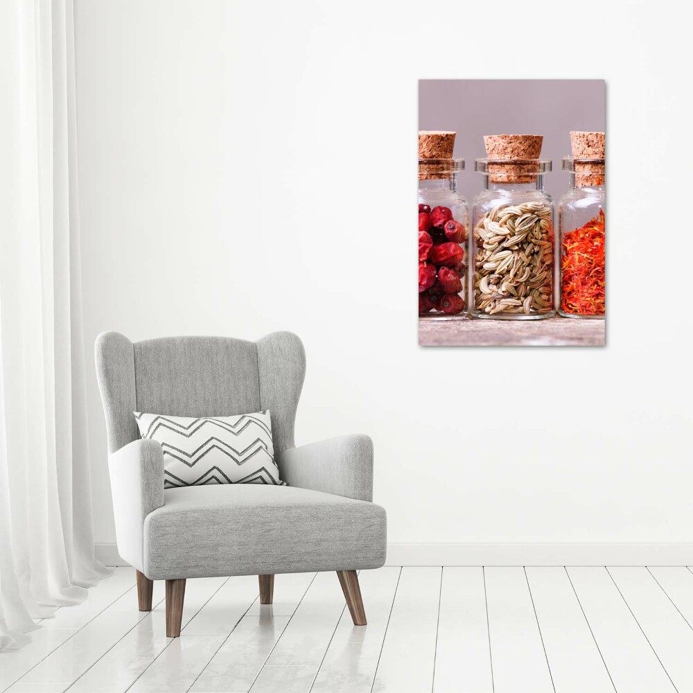 Canvas wall art Colorful spices