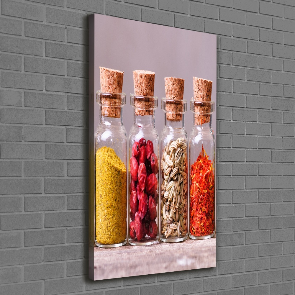 Canvas wall art Colorful spices