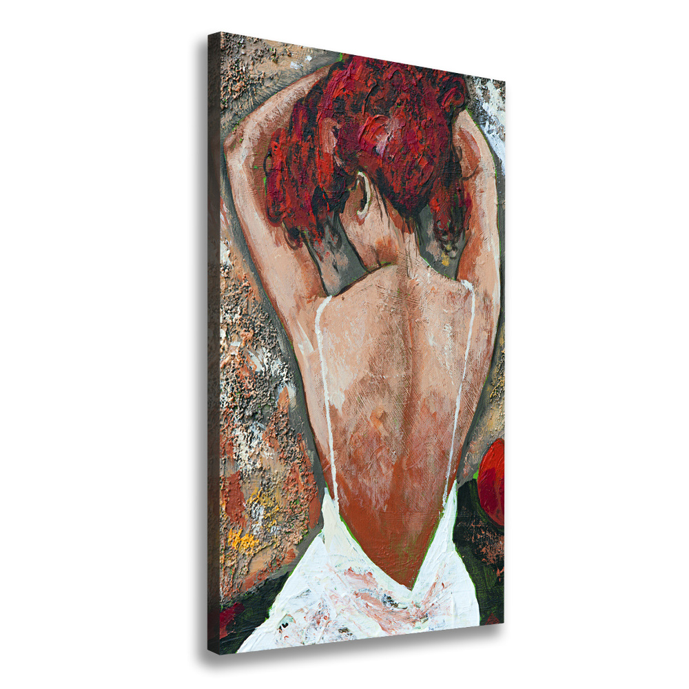 Picture canvas print Woman