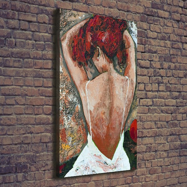 Picture canvas print Woman