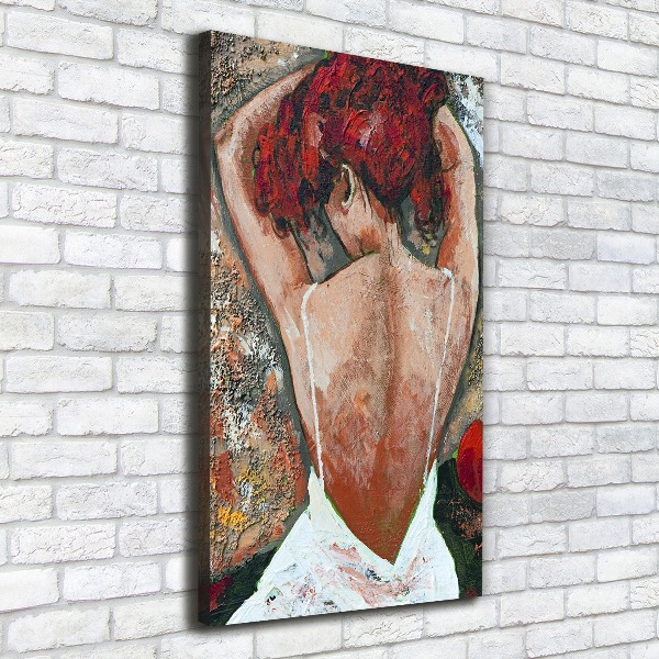 Picture canvas print Woman