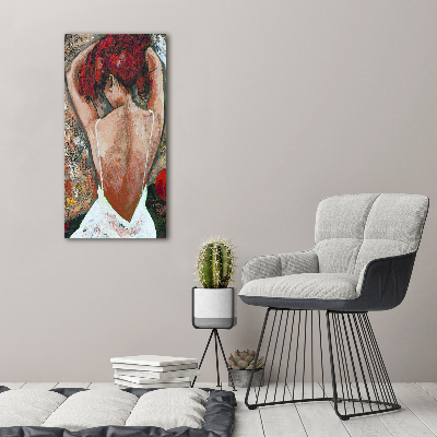 Picture canvas print Woman