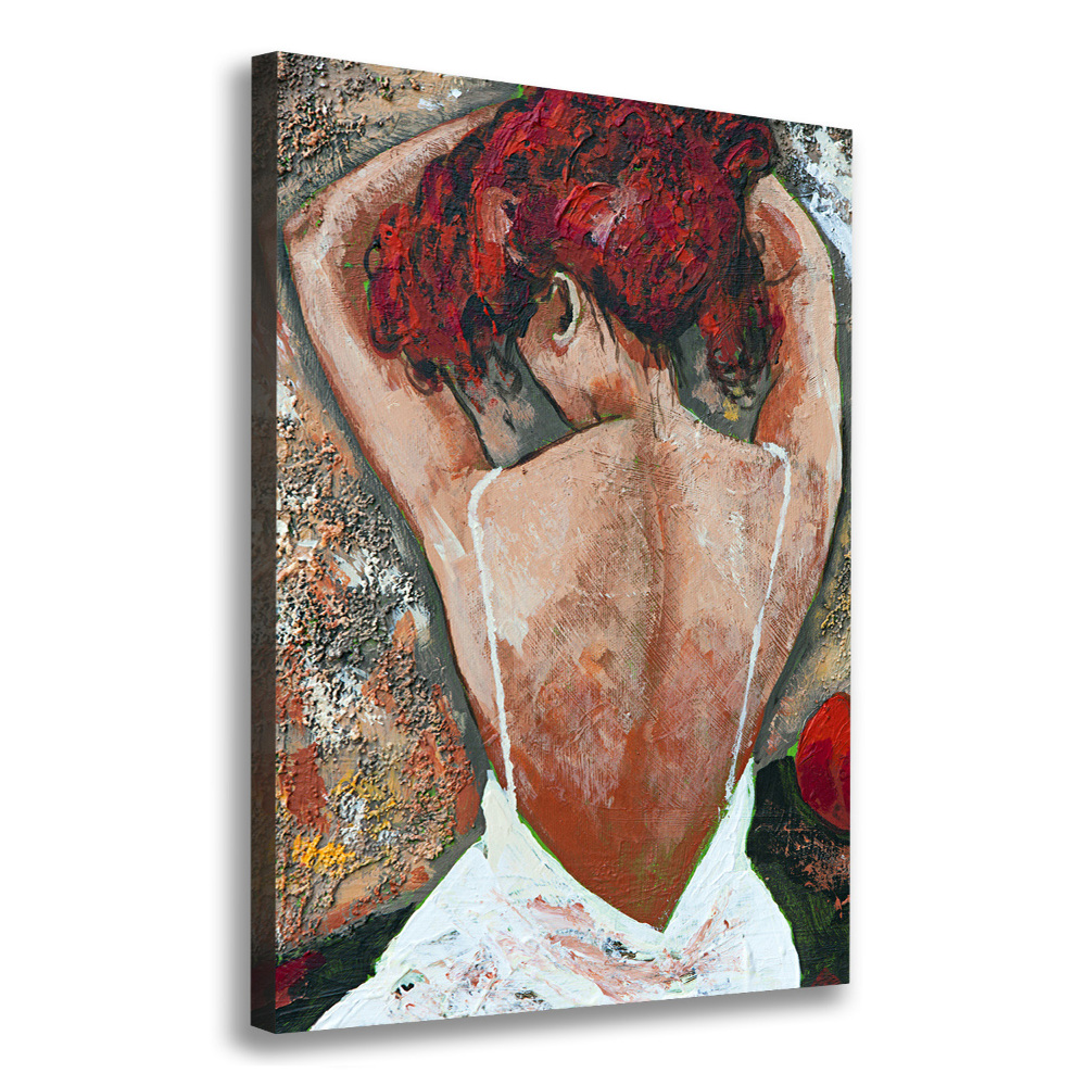 Picture canvas print Woman