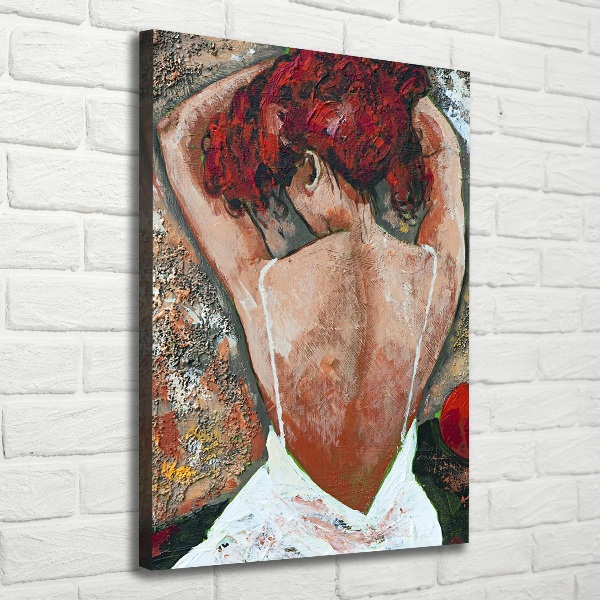 Picture canvas print Woman