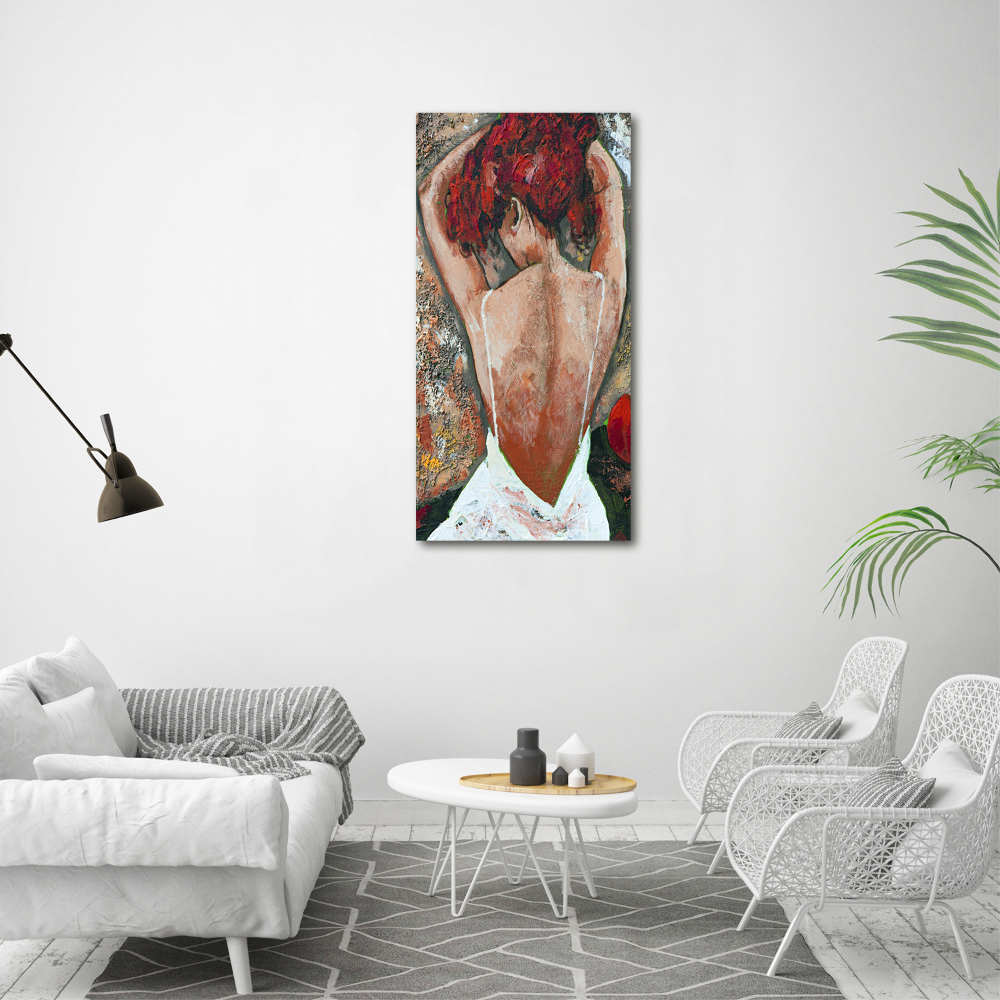 Picture canvas print Woman