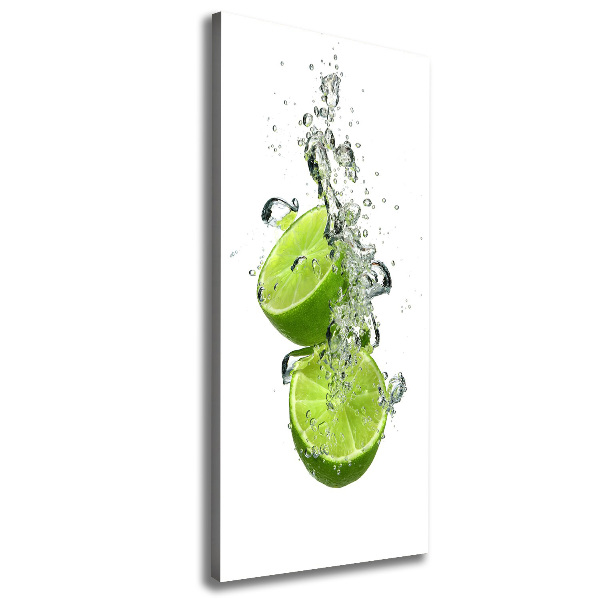 Large canvas wall art Lime