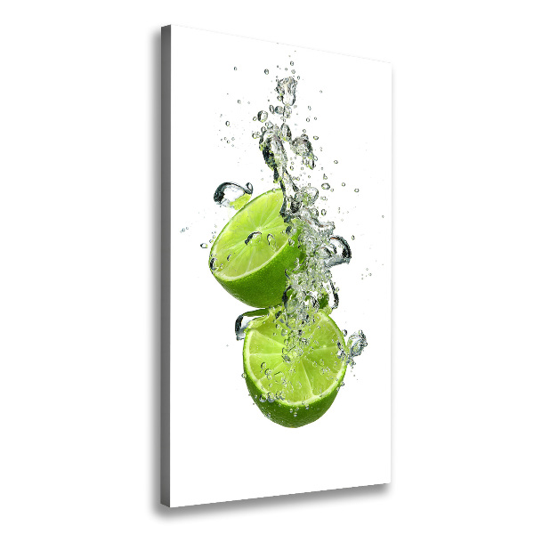 Large canvas wall art Lime