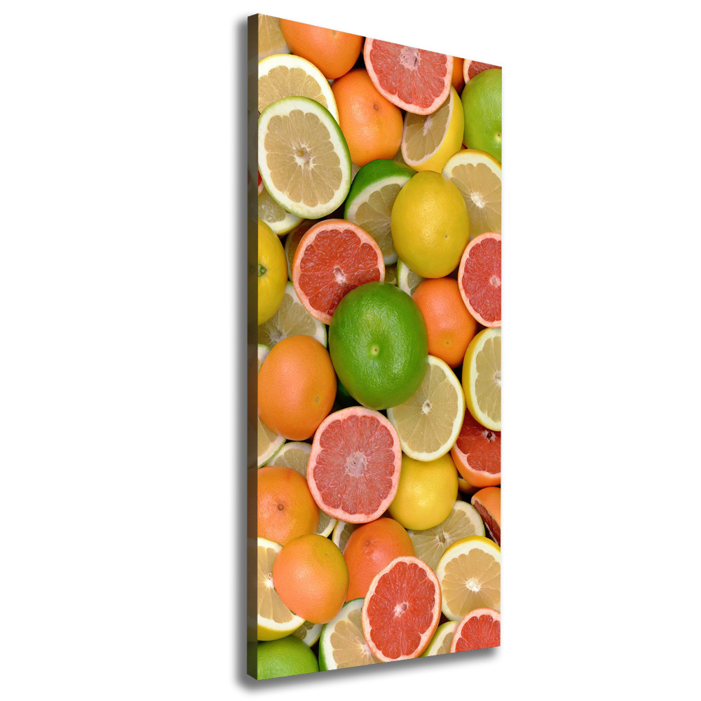 Large canvas wall art Citrus fruits