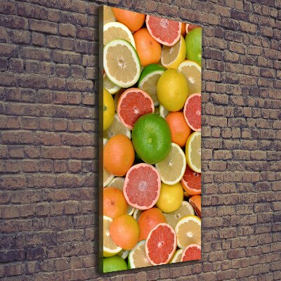 Large canvas wall art Citrus fruits