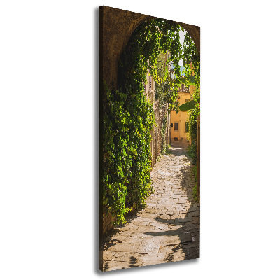 Canvas wall art Italian streets