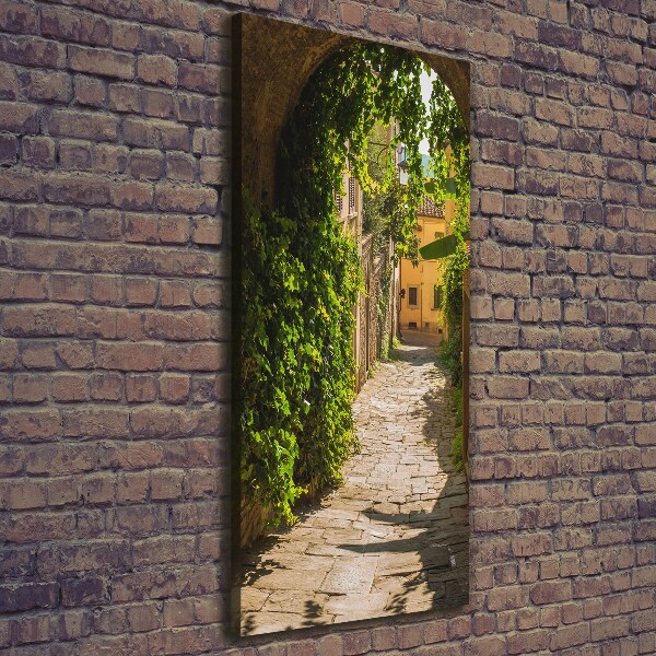 Canvas wall art Italian streets