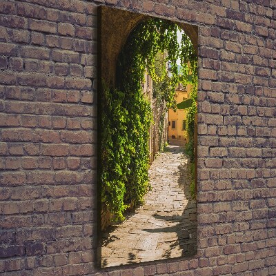 Canvas wall art Italian streets