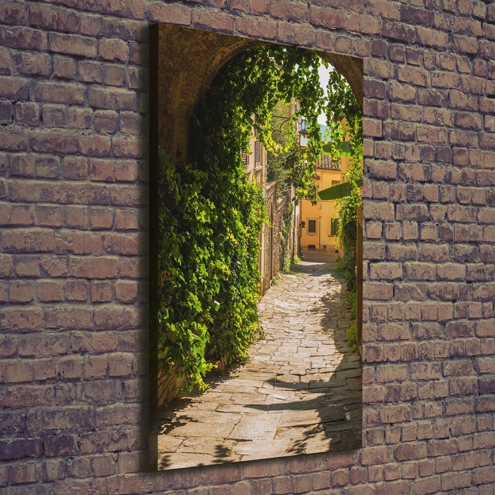 Canvas wall art Italian streets