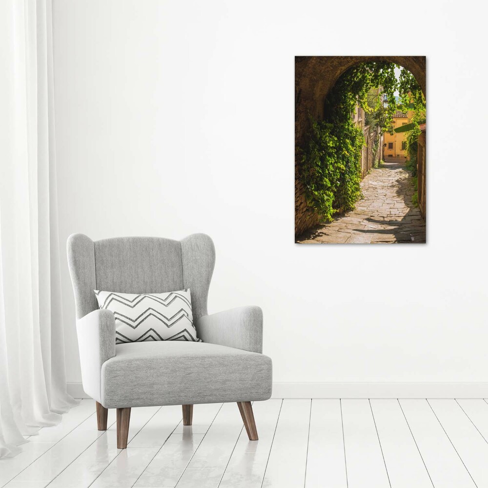 Canvas wall art Italian streets