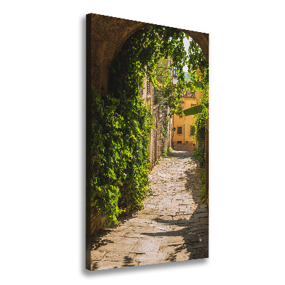 Canvas wall art Italian streets