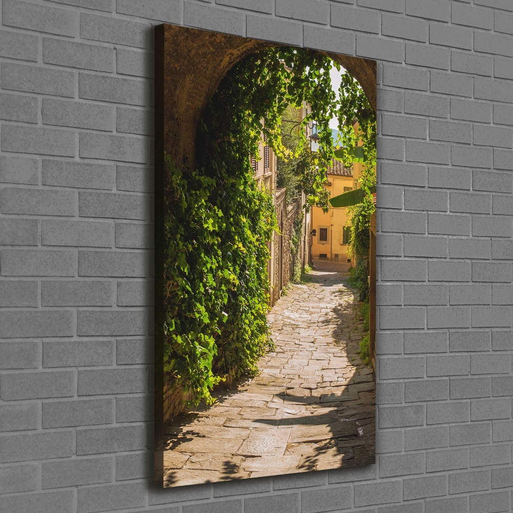 Canvas wall art Italian streets