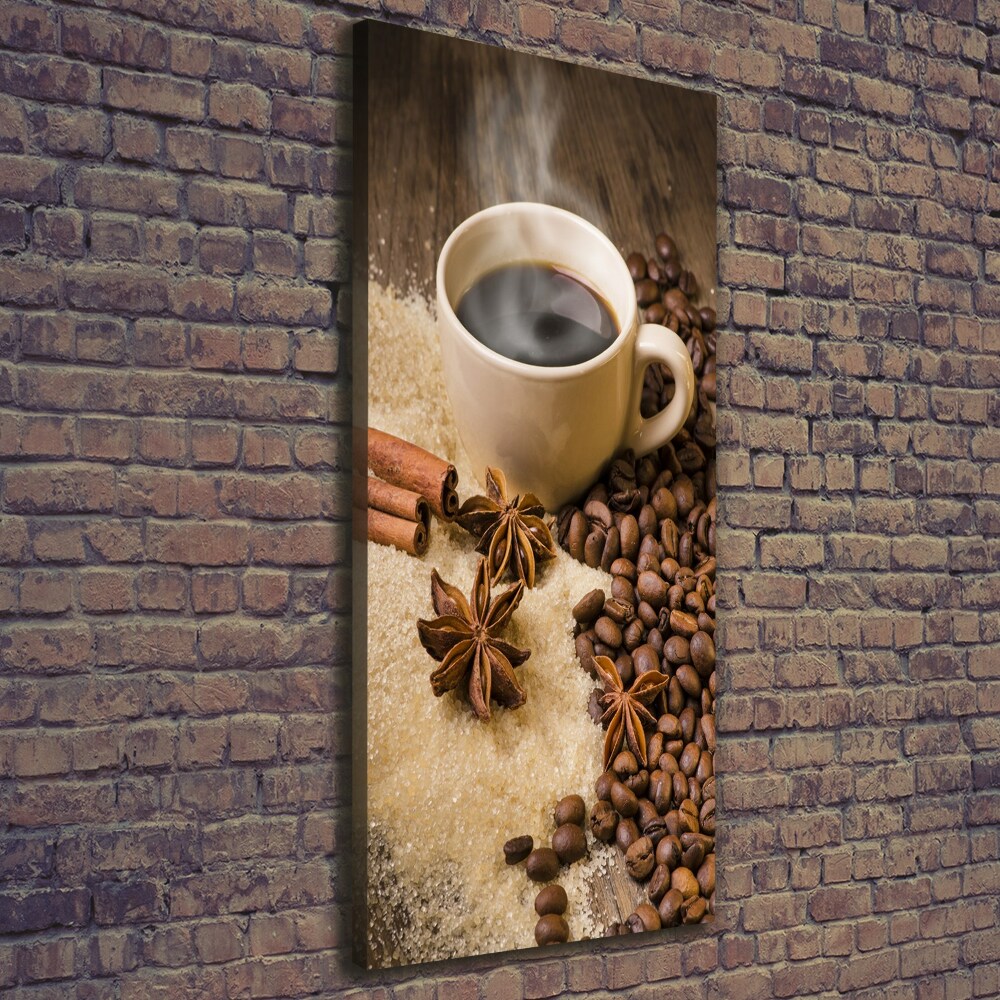 Large canvas wall art Cup of coffee