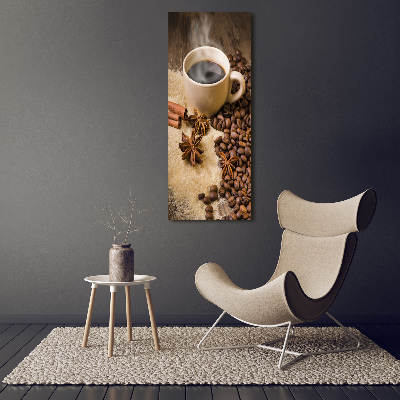 Large canvas wall art Cup of coffee