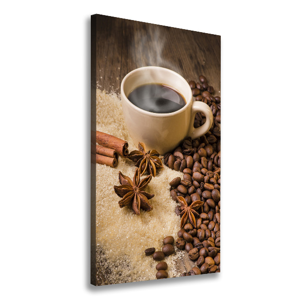 Large canvas wall art Cup of coffee