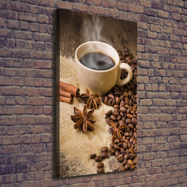 Large canvas wall art Cup of coffee