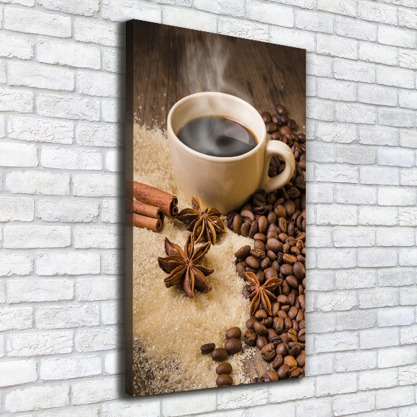 Large canvas wall art Cup of coffee