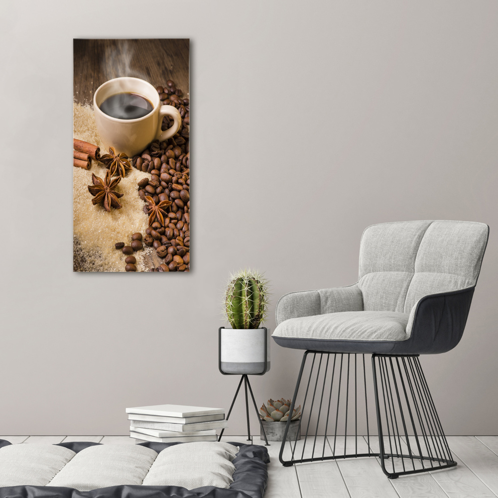 Large canvas wall art Cup of coffee