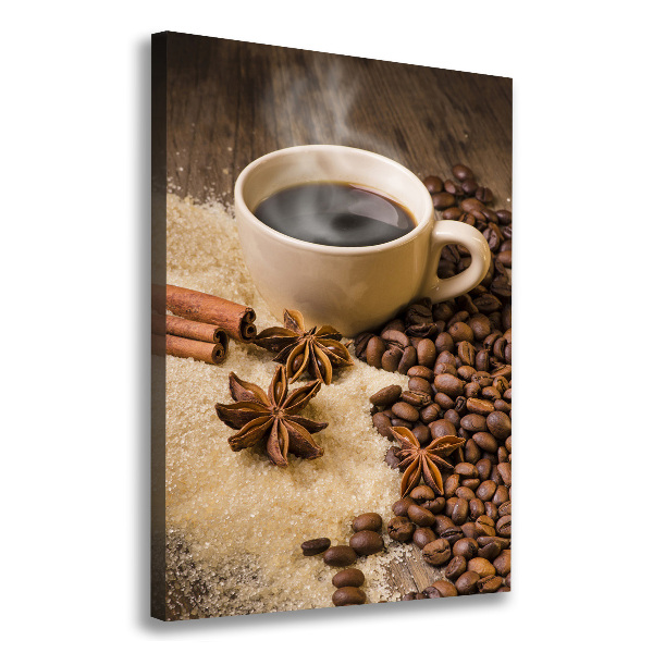 Large canvas wall art Cup of coffee