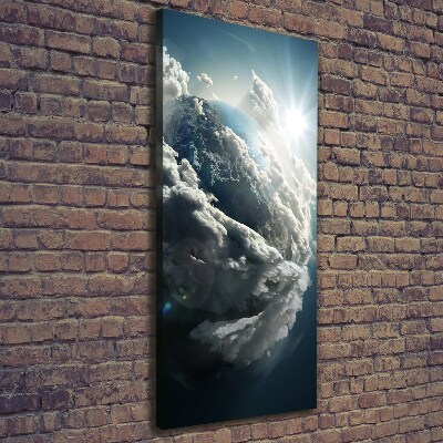 Large canvas wall art Planet Earth