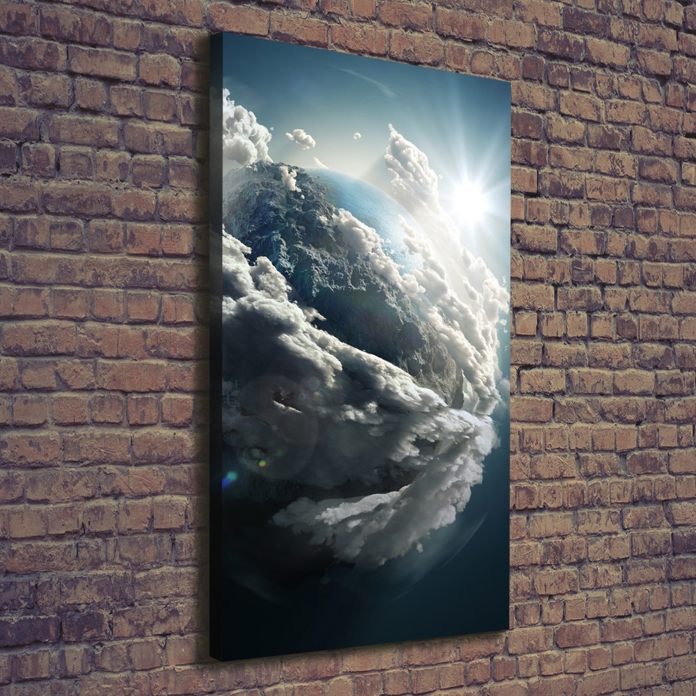 Large canvas wall art Planet Earth