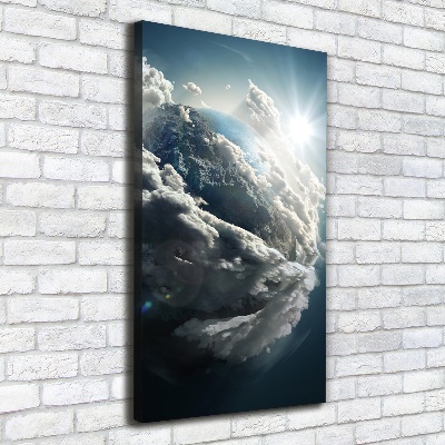 Large canvas wall art Planet Earth