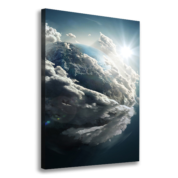 Large canvas wall art Planet Earth