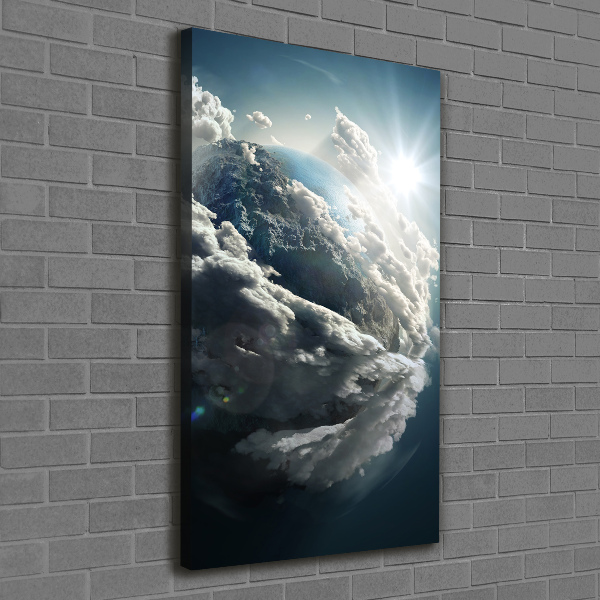 Large canvas wall art Planet Earth