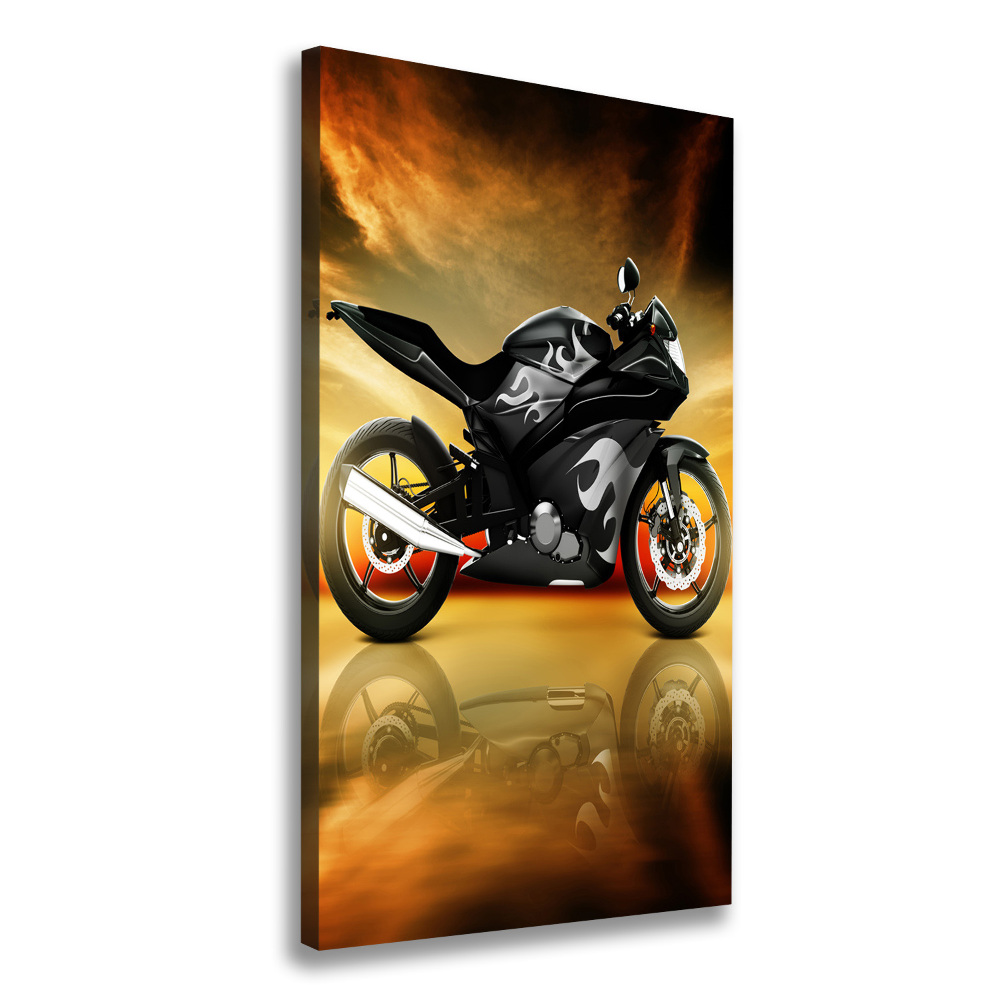 Canvas wall art Motorbike