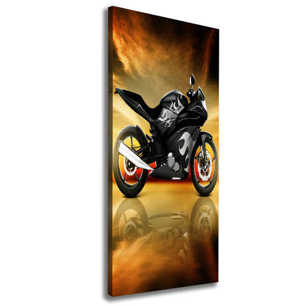 Canvas wall art Motorbike