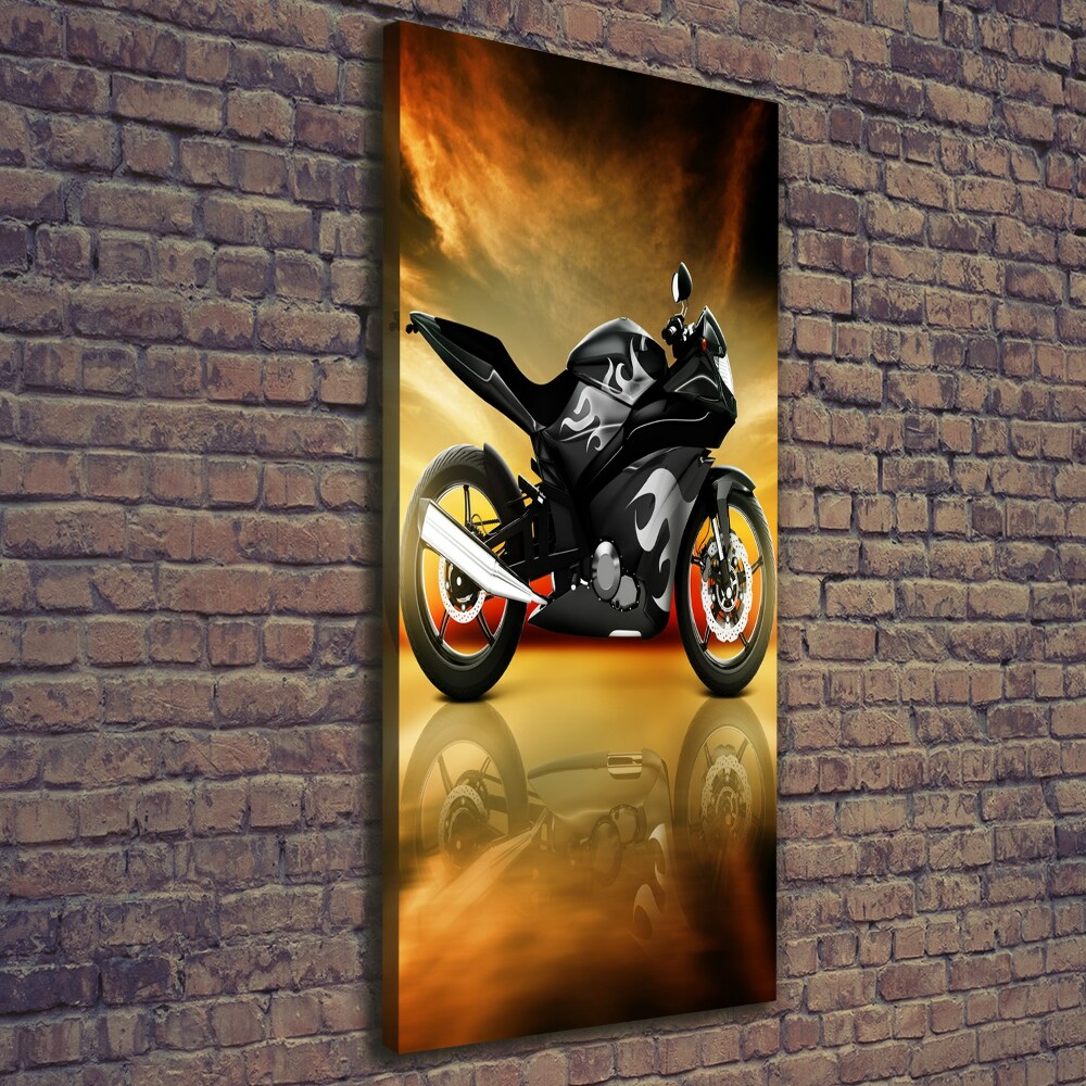 Canvas wall art Motorbike